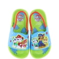 thumbnail image 4 of Paw Patrol Sandal for Toddlers, Mismatch Slide Sandal with Elastic Ankle Strap, Blue/Green, Toddler Size 7/8, 4 of 6