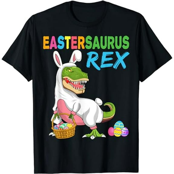 Eastersaurus Rex Trex Easter Bunny Dino Boys Kids Toddler T-Shirt