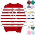 thumbnail image 3 of Sweatshirt for Women Perfect For Daily Wear or Loungewear! The Best Choice for Valentine's DayXXL Red Valentine's Day Sweatshirt, 3 of 6