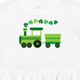 thumbnail image 4 of Inktastic St Patricks Irish Shamrock Train Girls Toddler Dress, 4 of 5