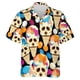 thumbnail image 5 of Las más nuevas camisetas holgadas y transpirables con estampado 3D de muñeco de nieve y helado para hombre y mujer, camisetas de manga corta para fiesta en la playa, 5 of 5