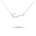 thumbnail image 3 of Ins Constellations Theme Friendship Necklace Rhinestone Comfortable Delicate with Display Card Pendant for Lover Festival Gifts Cancer Silver, 3 of 6