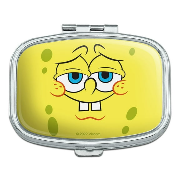 SpongeBob Confident Face Rectangle Pill Case Trinket Gift Box