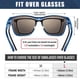 thumbnail image 3 of Gafas de Sol Polarizadas Peekaco UV400 para usar sobre lentes para Hombre y Mujer, 3 of 7