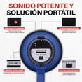 thumbnail image 4 of Megáfono Altavoz Portátil 20W Pyle, Alerta de Voz y Sirena, Megáfono de 13.7 cm x 21.8 cm, Alcance de Proyección hasta 750 Metros, Incluye Correa para Hombro, Funciona con Pilas, Azul, 4 of 7