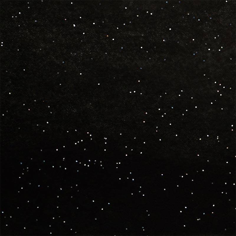 Black Glitter Tissue Paper 20" X 30" by Satin Wrap Quantity 200 by