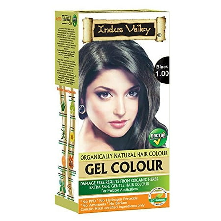 Indus Valley Permanent Herbal Hair Colour Black Kit Walmart Com