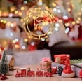 thumbnail image 2 of Led Christmas Lights, LED Light String with Remote Control 32x32x2cm, USB Powered Flashing Modes for Christmas Scene Arrangement Decoration, 2 of 6