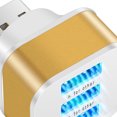 thumbnail image 2 of USB2.0 HUB Adaptador 3 Puertos Cargadores Rápidos Con Indicador LED (Oro), 2 of 9