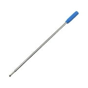 QINGZE 5 Pcs Replaceable Ballpoint Pen Refills Black Ink Refill, 1mm Medium Tip Point Metal Refill for Pen Writing Office H2X3