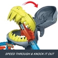 thumbnail image 6 of Hot Wheels City Shark Chomp Beach Playset & 1:64 Scale Die-Cast Toy Car, Big Win Moment, 6 of 7