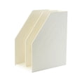 thumbnail image 1 of Clearance Bookends Supplies Plastic Organizer Book Stand Magazine Display File Rack A4 Paper Storage Holder Supplies (White), 1 of 6