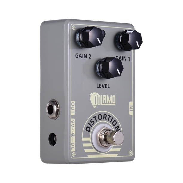 Pedal de efecto Dolamo D-5 Mark IV Distortion Pedal de efecto de guitarra Pedal de distorsión con True Bypass para guitarra eléctrica Tomshoo Pedal de efecto