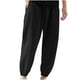 thumbnail image 1 of Pantalones largos para hombre, de color liso, con bolsillo y cordón, informales, juveniles, versátiles, deportivos, de gran tamaño., 1 of 8