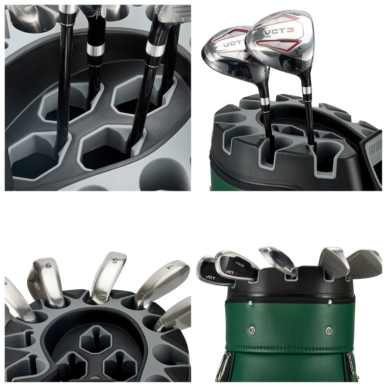 PGM Golf Cart Bag 14-Way Organizer Divider Waterproof Bag