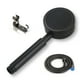 thumbnail image 1 of Cabezal de ducha de acero inoxidable, rociador de agua, accesorio de rociador de baño, cabezal de ducha de habitación, suministros de repuesto, accesorios, negro, juego Inevent HA010028-03B, 1 of 7