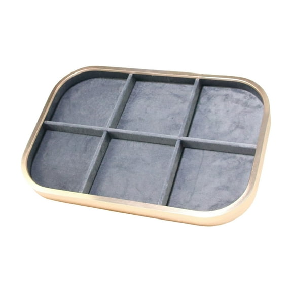 FENOHREFE Elegant Jewelry Tray Organizers for Drawer Stackable Storage Case Home Accessory for Stylish Adornments