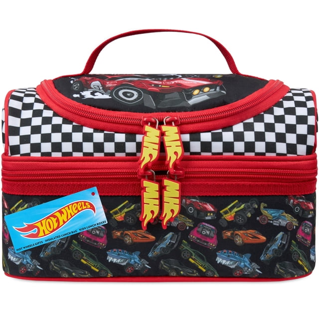 Bolsa Térmica para Almuerzo Hot Wheels Get Trend con 2 Compartimentos para Niños