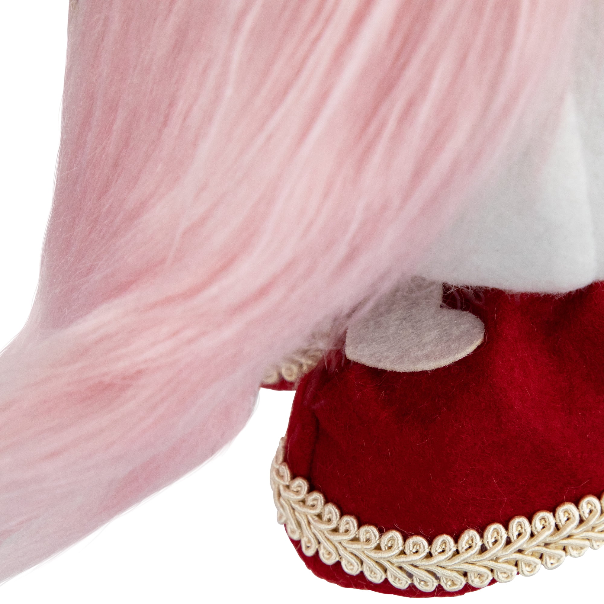 19.5" Plush Valentine's Day Heart Gnome with Bow and Arrow