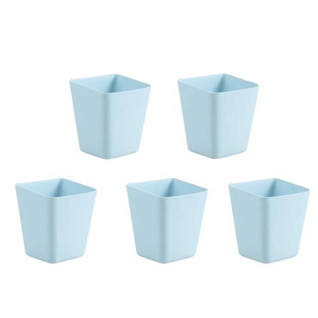 Birdeem 5Pc Hanging Basket- Hanging Organizer- Trolley Basket- Small Hanging Pen Holder- Small Hanging Bucket- Trolley Cup Holder- Garbage Basket- Snack Storage