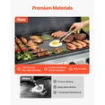 thumbnail image 4 of KFFKFF 4-Burner Propane Griddle with Wheels, 29-Inch Flat Top Grill for Outdoor Cooking, Features Lid,28000 BTU Heat Output, Ideal for Pan-Frying, Grilling, Stir-Frying, and BBQ,Pulse Ignition System, 4 of 9