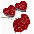 thumbnail image 5 of Inkdotpot Real Rose Gold Foil Love Is Sweet Wedding Tag Favor Hang Paper Tag 100 Pieces, 5 of 8