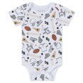 thumbnail image 3 of Newborn & Infant WEAR by Erin Andrews New Orleans Saints Three-Piece Turn Me Around Bodysuits & Pant Set, 3 of 5