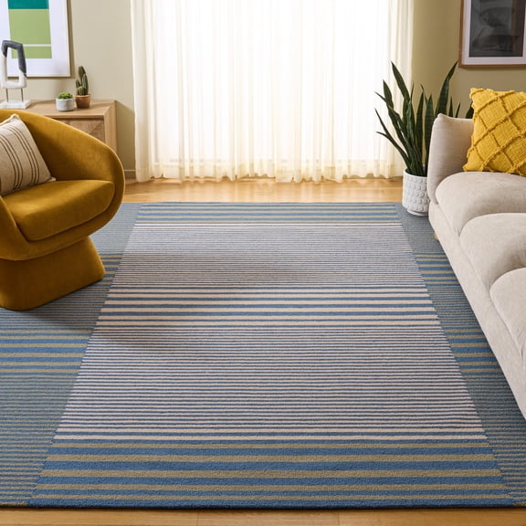 Safavieh Genre Luis Geometric Area Rug, Blue/Ivory, 8' x 10'