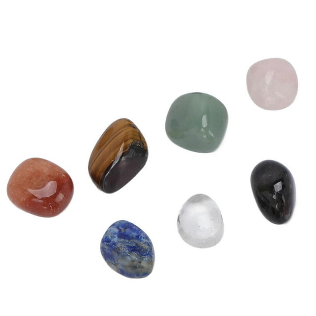 7pcs Chakra Stones Healing Crystals Calm Emotions Anxiety Relief Chakra Energy Stone
