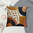 thumbnail image 2 of JEUXUS  Mid Century Modern Boho Abstract Throw Pillow Covers  Aesthetic Navy Blue Burnt Orange Pillow Covers Geometric Minimalist Decor for Couch Home Decor, 2 of 5