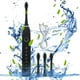 thumbnail image 1 of Fiudx Cepillo de Dientes Eléctrico, 6 Modos de Limpieza, 4 Cabezales, Eliminación Profunda de Manchas, Resistencia Al Agua Ipx7, Carga Rápida, Batería de Larga Duración, Suave con Los Dientes, para A, 1 of 6
