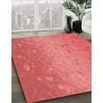 thumbnail image 3 of Ahgly Company Tapis Rectangulaire Rouge Lavable en Machine, 2 Pieds x 5 Pieds, 3 of 7
