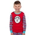 thumbnail image 3 of Dr. Seuss Thing 1 and Thing 2 Character Emblem Matching Family 2-Piece Tight Fit Pajama Set, 3 of 5