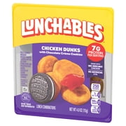 Lunchables Chicken Dunks with Chocolate Creme Cookies, 4 oz Pack