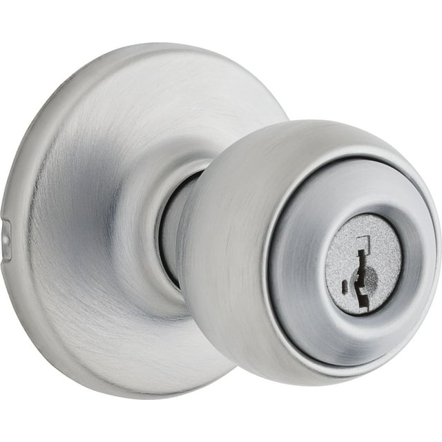 Essentials by Weiser pour portes d’entrée Ball en Chrome Satiné
