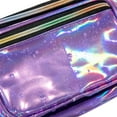 thumbnail image 5 of C.T.Soarsky Women's Belt Bags Fanny Pack Sparkly Outfits for Women Girls Festival Rave Waist Bag-Purple, 5 of 7