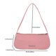 thumbnail image 4 of Bolso vagabundo para mujer, bolso de mano sólido con cremallera, bolso de nailon para axilas (rosa), 4 of 4