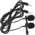 thumbnail image 4 of Miangastore 2 Pcs Microphone à Revers 3.5mm Haute Sensibilité Micro d'Enregistrement pour Réunion Interview, 4 of 8