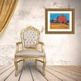 thumbnail image 3 of OToole, Tim 32x26 Gold Ornate Wood Framed with Double Matting Museum Art Print Titled - Colorful Barn View I, 3 of 4
