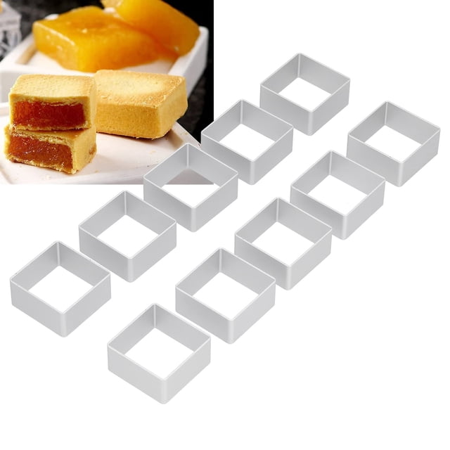 10 Piezas De Molde De Acero Inoxidable Set De Herramientas De Pastelería DIY Cortador De Galletas Para Fondant, Galletas, Pasteles Con Formas 3D Para Fiestas Y