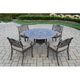 thumbnail image 2 of 5-Pc Cast Aluminum Round Outdoor Dining Set, 2 of 2