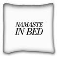 thumbnail image 1 of RYLABLUE Namaste In Bed Square Throw Pillow Case Cases Cover Cushion Covers Sofa Size 18x18 Inches Two Side, 1 of 1