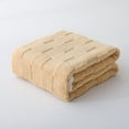 thumbnail image 6 of Fleece Throw Blankets for Sofa Camel - Soft Lightweight Plush Cozy Fuzzy Checkered Warm Winter Blanket Microfiber, 40x60 inches, 6 of 6