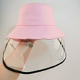 thumbnail image 3 of Kids Face Protection Hat Children Detachable Transparent Face Protection Shield Screen Fisherman Cap, 3 of 7