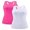 White-Rose Red, variant on Charmo Cotton Camisole for Womens Wider Straps Tanks Racerback Tank Top Shelf Bra Undershirt Cami