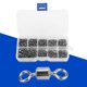 thumbnail image 1 of 210pcs Pesca Rolling Swivels Pesca Rolling Swivels rodamiento de Bolas Giratorio con Anillos s??ì?Lidos Gancho de Pesca Conector Caja de trastos para Accesorios de Pesca EOTVIA NO, 1 of 6