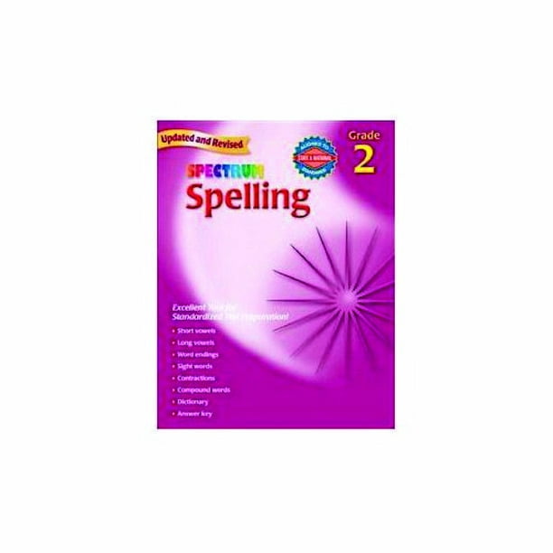 SPECTRUM 078517 Spelling Activity Book, Grade 2