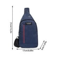 thumbnail image 2 of Admvng Sling Bag for Men Women Shoulder Backpack Chest Bags Crossbody Daypack for Hiking Camping Outdoor Trip, 2 of 8