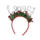thumbnail image 3 of Diadema navideña para cosplay, tocado para aniversarios de Año Nuevo Plata, 3 of 8