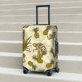 thumbnail image 5 of Uemuo Monkeys and Pinealpples Printed Washable Luggage Cover - Fashion Suitcase Protector Fits 18-32 Inch Luggage -Medium, 5 of 9